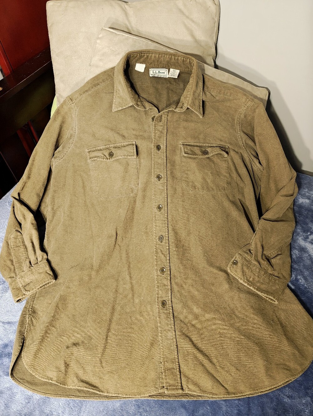 Men's 1912 Field Flannel Shirt, Slightly Fitted Untucked Fit Sz XXL Tall EUC